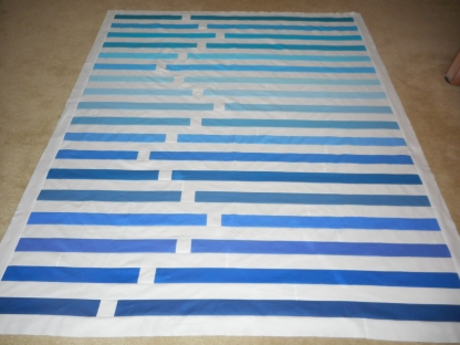 Regatta pieced and ready to quilt